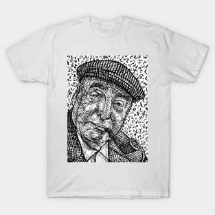 PABLO NERUDA ink portrait T-Shirt